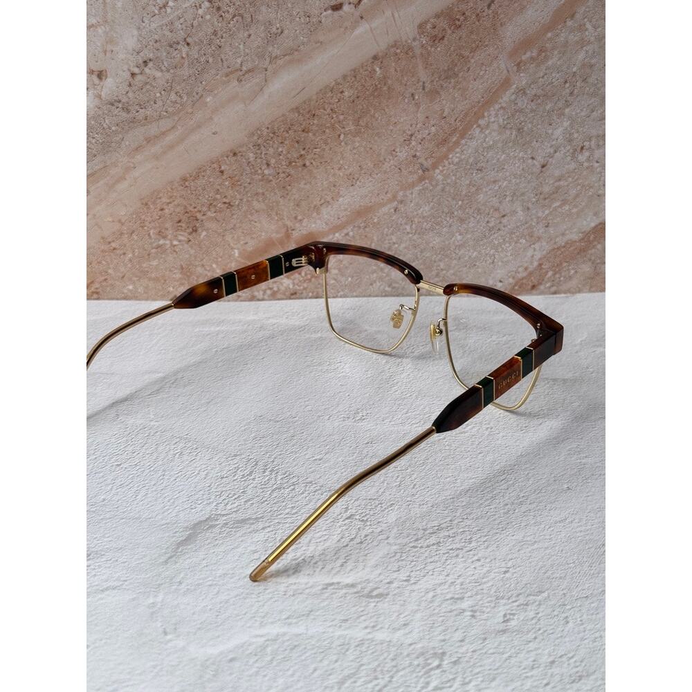 NEW Gucci GG0605O Brown Unisex Eyeglasses Frames $580 - Picture 5 of 8